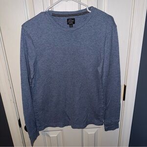 J. Crew Heather Blue Long Sleeve Tee
